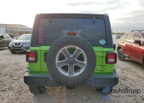 2020 Jeep Wrangler Unlimited Sahara from USA, damaged, VIN 1C4HJXEN6LW148149